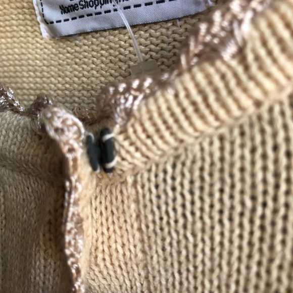 Storybook Knits Holiday Sweater Beaded Sequins Reindeer Cardigan S NWT Christmas - Picture 15 of 17